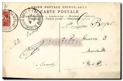 Dançarina em traje de cena — Paris — editada por Reubling — Verso
