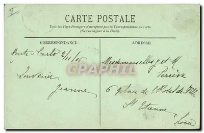 Monte-Carlo — Salle-Schmidt — Henri Schmid — nr 149 — Rewers