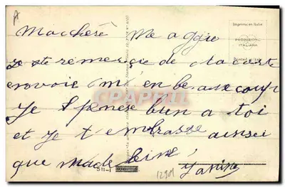 Kinder in folkloristischen Kostümen — Mavzan — In Italien gedruckt N° 6102 — Rückseite