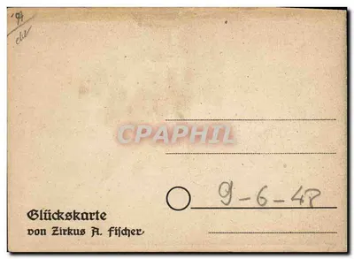 Jenny, Piccolo i Baby — słynne słonie — Zirkus A. Fischer — Rewers