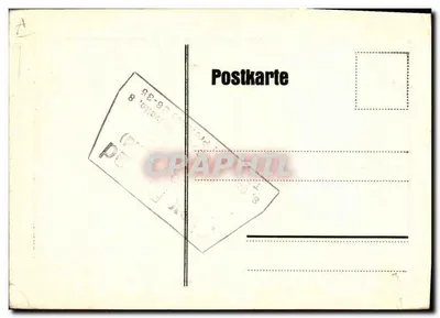 Stara pocztówka Lola Kuhn — Rewers