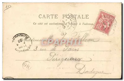 Um grupo de artistas mulheres — Lembrança de Barnum e Bailey — Imp. Caimont Frères, Paris, N° 10 — Verso