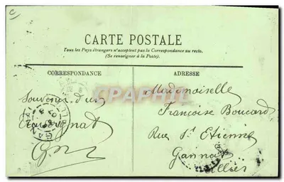 Jogador de Cornemuse — Tipos de Auvergne — LL. — Verso