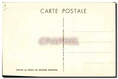 Philippe Pétain — Retrato militar — Gravura e impressão E. Dastous & Cie, Paris — Verso
