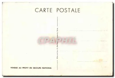 Mariscal Philippe Pétain — Cidadãos, fico com vocês nos dias sombrios — Editor E. Devosse-Négrauze, Paris — Verso