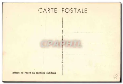 Philippe Pétain — Retrato militar — Gravura e imp. E. Destassion, Paris — Verso