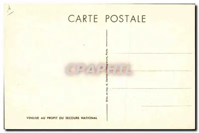 Philippe Pétain — cita juni 1940 — E. Deslois-Négrazvure, Parijs — Achterkant