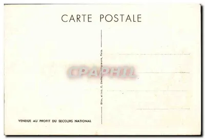 Philippe Pétain — retrato militar — G. Frix & Imp. E. Davilas-Breguware, Paris — Verso