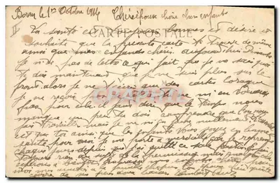 Un petit patriote — scène de rue avec femme et enfant — Moiss, 2e Série comique, Guerre de 1914 — Reverso