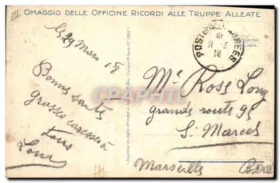 Milano dà il benvenuto alle truppe francesi — editore Officine Ricordi, serie III — Verso