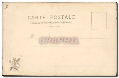Binnenkant van een wieg — Delance, 1909 — Uitgever Delance, n°8 — Achterkant