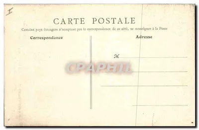 Sainte Geneviève versorgt Paris — Wandmalereien des Panthéon — B. F., Paris, n°30 — Rückseite