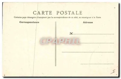 Święta Geneviève doprowadza żywność do Paryża — malowidła na ścianach Panthéonu — Puvis de Chavannes — B.F., Paryż — Rewers