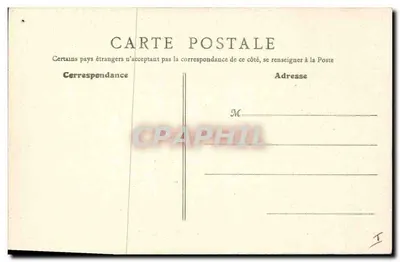Vida pastorale de Santa Geneviève — Pinturas murais do Panthéon — B. F., Paris — Verso