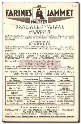 As Velhas Províncias da França — A Île-de-France — Editado pelas Farinas Jammet — Verso