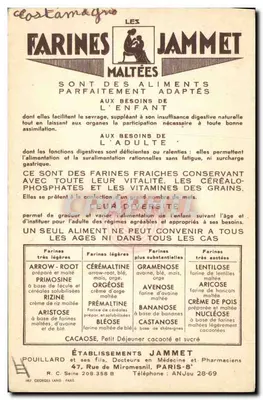 As Velhas Províncias da França — O Maine — Editado pelas Farinas Jammet — Verso