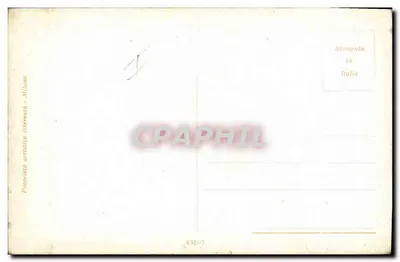 Cupidon ao coração — ilustração — Stampa artistica riservata Milano, n° 4321-2 — Verso