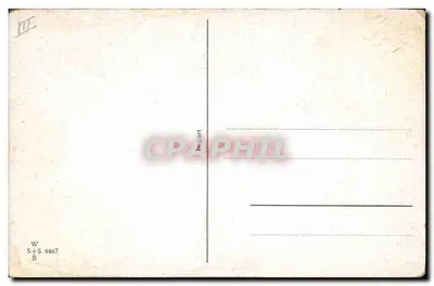 Enfants portant un poisson — scène de plage — éditeur W. S. + S. n° 4467 — Verso
