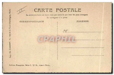 Os Senegaleses — Ilustração de cenas de rua — Edição Francesa, Série C N° 81, Paris — Verso