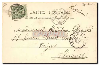 Miasto namiotów Barnum & Bailey — Widok z lotu ptaka — Wyd. Courmont frères, Paryż, N° 6 — Rewers