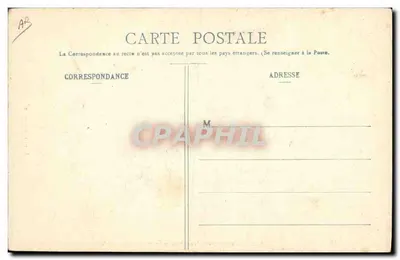 Ménétrier Bressan — homem em traje de palhaço com guarda-chuva — B. Ferrand, editor, Bourg (Ain) — Verso
