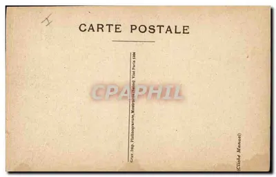 Maréchal Pétain — retrato militar — Grav. Imp. Phaliogravure, Modtroue (Sena) 1906 — Verso