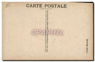 Mariscal Foch — retrato militar — Grav. Imp. Pictingravure, Neuilly-sur-Seine (Seine) 1306 — Verso