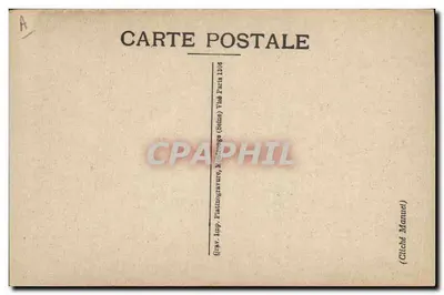Mariscal Foch — retrato militar — Grav. Imp. Platingravure, Nogent-sur-Seine (Seine) — Verso