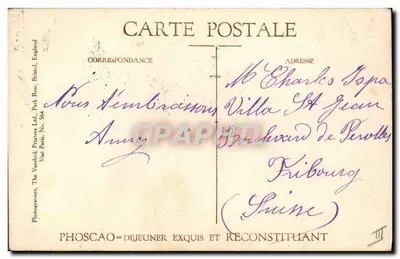 Geral Foch — Os Vencedores da Marne — Edição Phosca — Verso