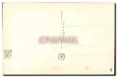 Geral Philippe Pétain — retrato em uniforme — Verso