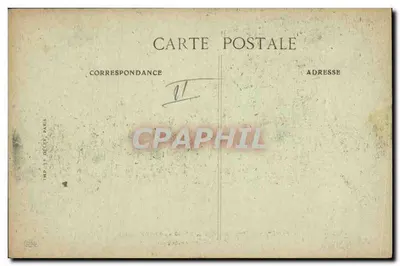 As Festas da Vitória em Paris — 13 de julho de 1919 — O Mariscal Foch Decora um Poilu — Editor BHL — Verso