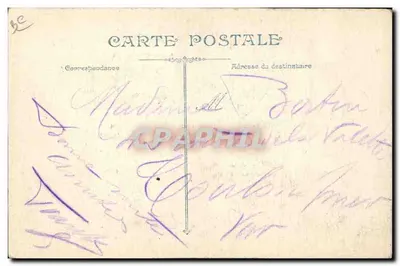 Francuski żołnierz i szkocki żołnierz stojący przed ciałem — Karta do zapłaty — wydawca Kornet — Rewers