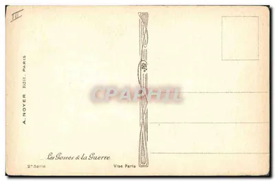Los Niños & la Guerra — 2a Serie — A. NOYER Editor, París — Reverso