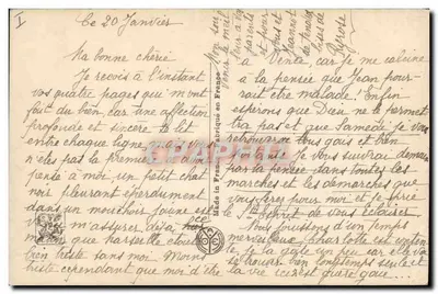 Salão de Paris — A Costureira — Rieder — N° 4937 — Verso
