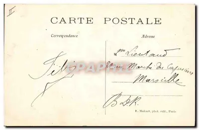 As margens da Marne — Vista artística — E. M. — Verso
