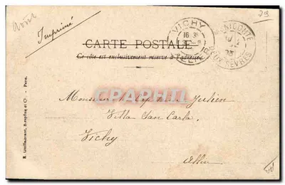 La Muse del Lavoro e le Sue Compagne — Feste del 25, 26 e 27 Luglio 1903 — S.ª MAIXENT — Verso