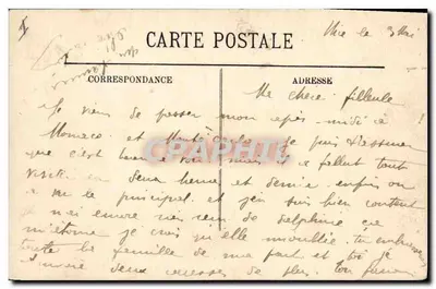 O Casino de Monte-Carlo — A Sala do Trinta e Quarenta — LL. — n° 52 — Verso