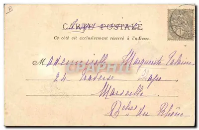Grupos de Elefantes de Barnum & Bailey em fila indiana — Imp. Courmont Frères, Paris, N° 1 — Verso