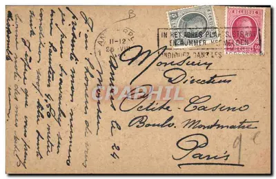 Captain White — Cirque — éditeur Jean Janin — Verso