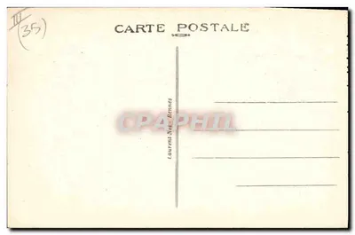 Gracze biniou w Bretanii — seria 556 — Laurent-Né, Rennes — Rewers