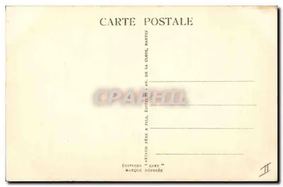 Pontivy Morbihan — Grający na biniou i bombarde — Rewers