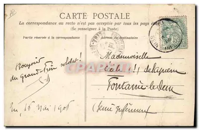 Au Pays Normand — Au paturage — Éditeur C.P.R. n°4 — Verso