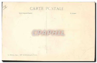 O Geral Joffre — 1914 — Chusseau-Flaviens, 18ª Série — Verso