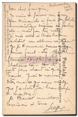 Maréchal Foch — Portret wojskowy — Wydawca P. J. Gallais & Cie, Paryż, nr 331 — Rewers