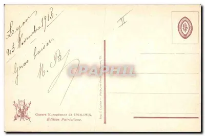 La Fortuna y la Victoria — Proverbios Republicanos — Pinx. S. de Solomko, n° 2254, Visé Paris — Reverso