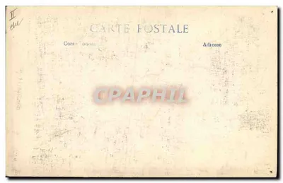 Général FOCH — portrait en uniforme décoré — E. LE DELEY, Imprimeur, Paris — Verso