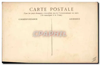 Geral FOCH — retrato em uniforme — Cliché Manuel, série D.4 — Verso