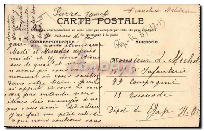 Mitrzał — ilustracja wojskowa — Léven & Lémonier, n° 17 — Rewers
