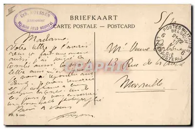 Yzer 1915 — Nobels, 4L 1B 1DA — Desenhos das trincheiras da edição B.S.D. — Verso