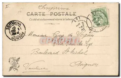 O Espião — Salão 1901 — P.E.L. Perboyre — André SIP — Verso